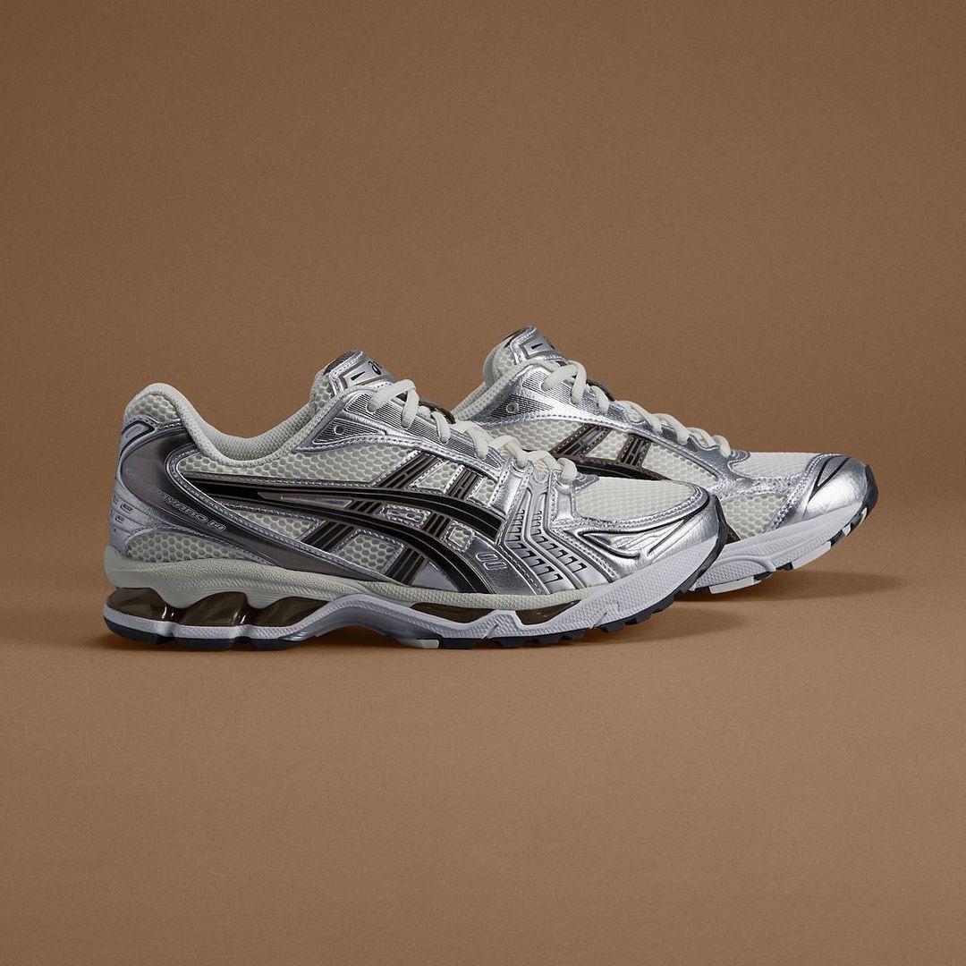 asics gel kayano 14 cream black 23.5cm