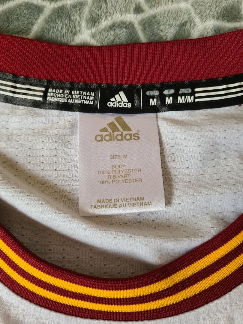 Cleveland Cavaliers Adidas On-Court Grey Pre-Game Slimmer Fit