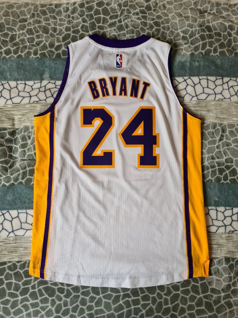 Kobe Bryant Los Angeles Lakers NBA Adidas Men's White Swingman Alternate  Jersey