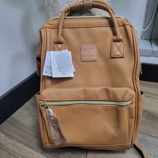 Authentic Anello Nude Leather Backpack (AT B1511), Women's Fashion