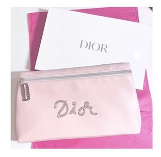 AUTHENTIC BRAND NEW Large Dior pink clutch pouch travel makeup bag organizer