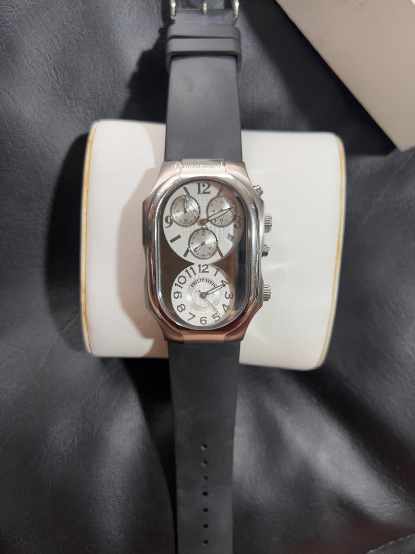 Authentic Philip Stein XL size 3 in rubber strap