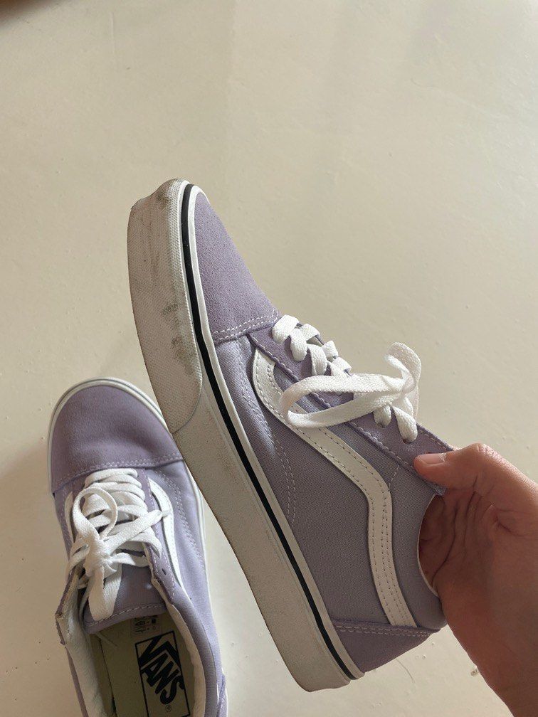 Purple vans old skool on sale womens