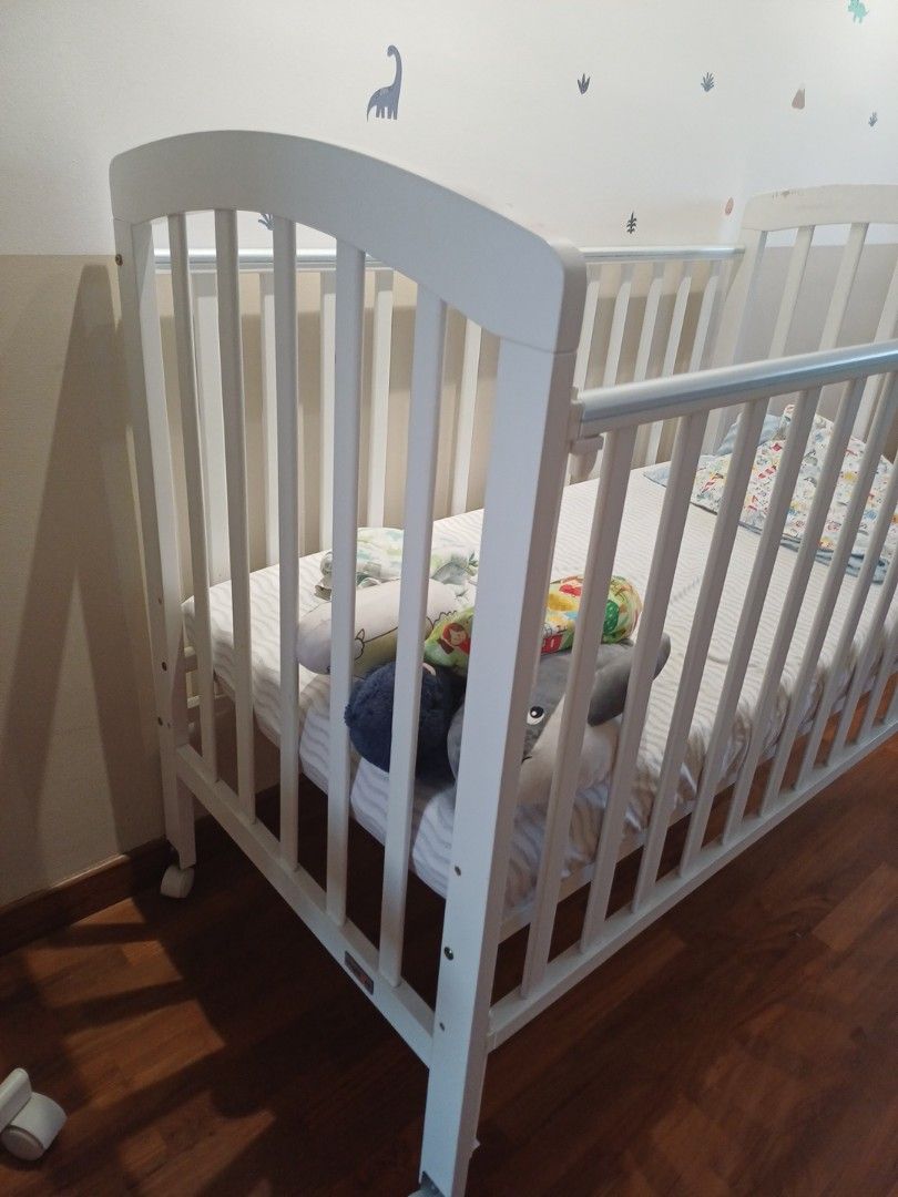 Baby Cot with mattress Babies Kids Baby Nursery Kids