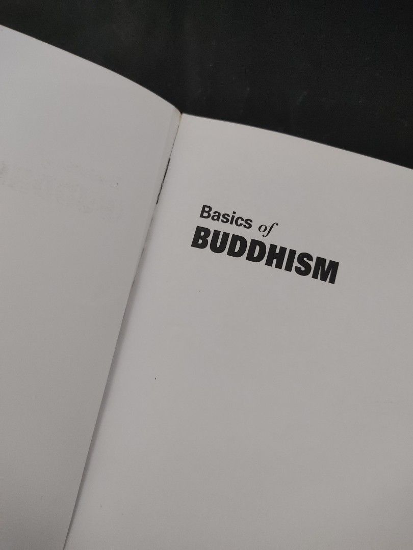 Basics of buddhism by allwright on carousell