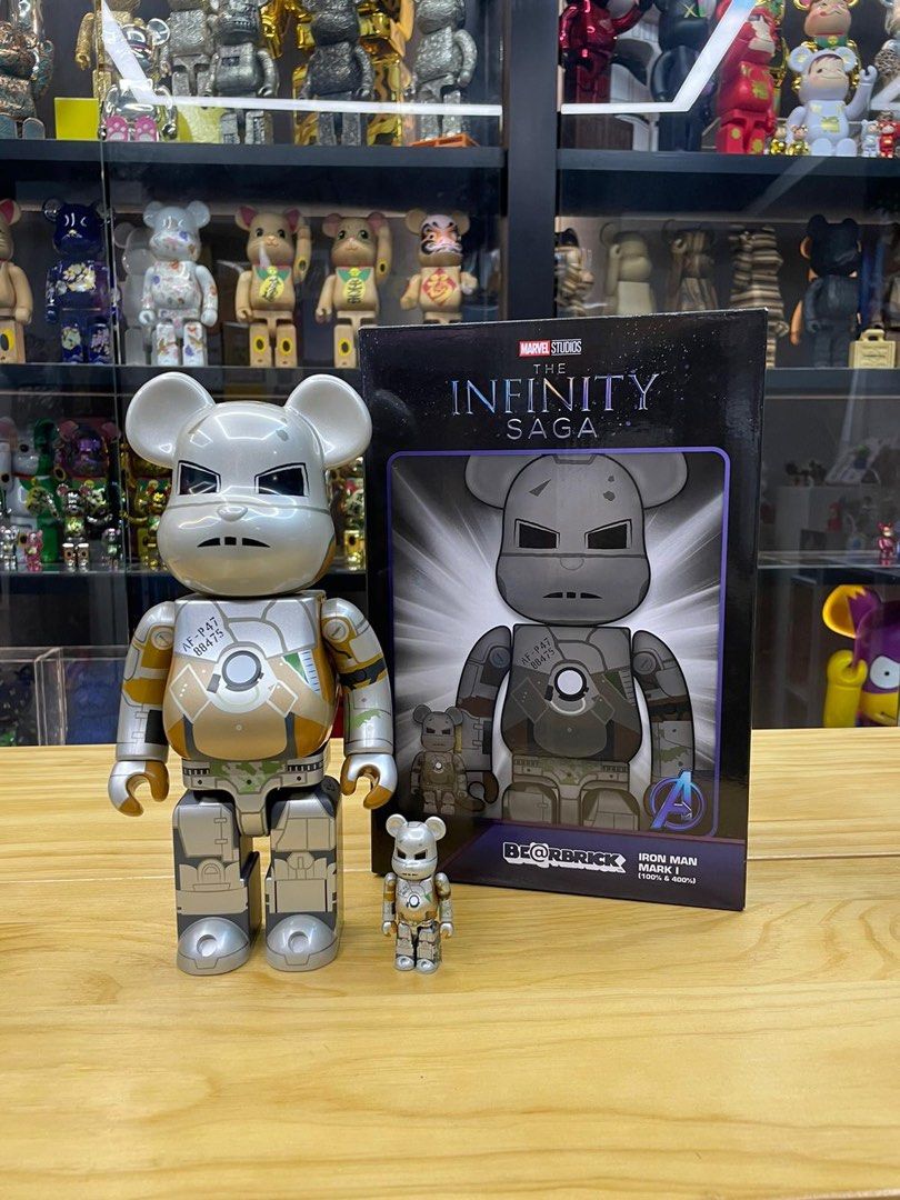 BE@RBRICK IRON MAN MARK Ⅱ 100% 400%