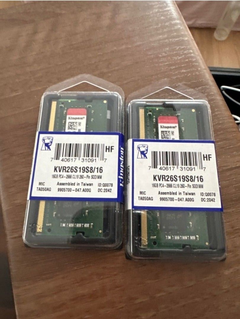 Best RAM Kingston DDR4 32GB (16x2) 2666Mhz, Computers & Tech, Parts