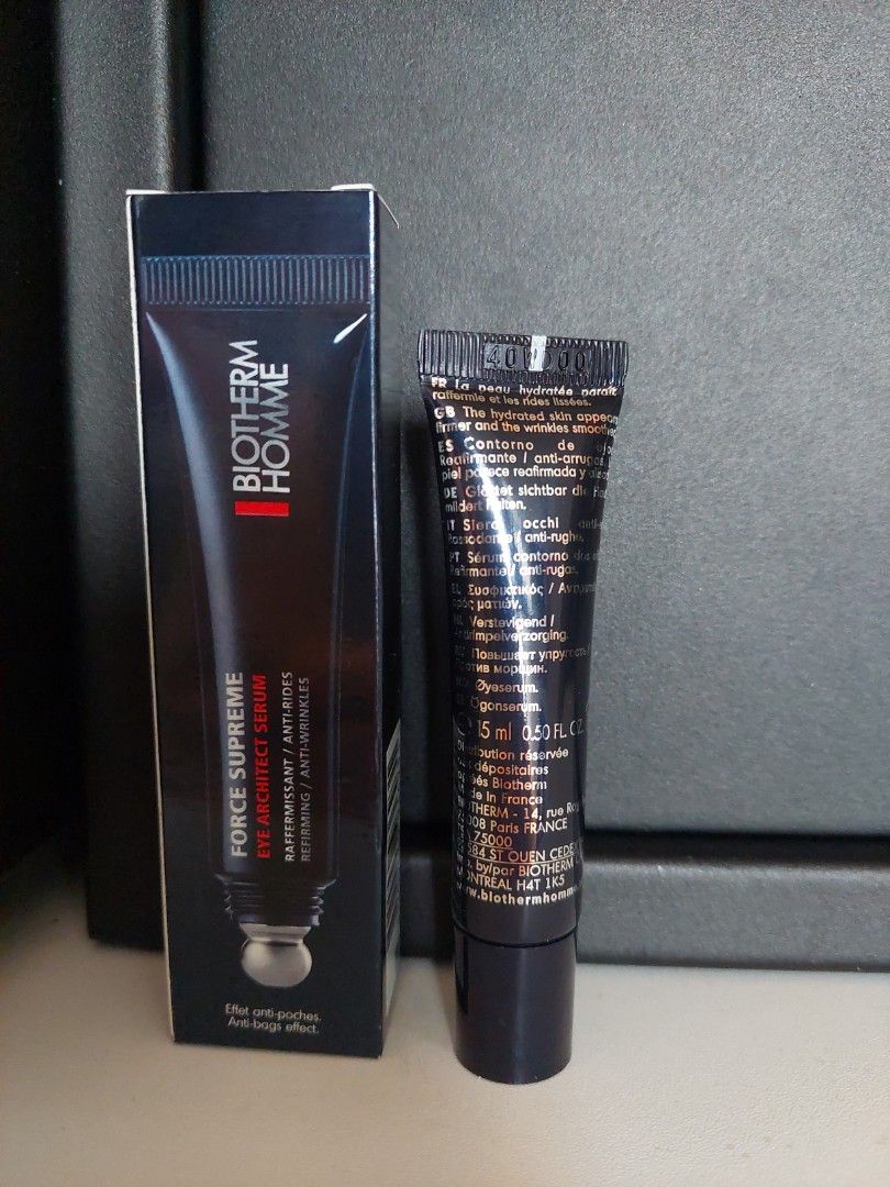 BIOTHERM FORCE SUPREME EYE ARCHITECT SERUM, Beauty & Personal Care ...