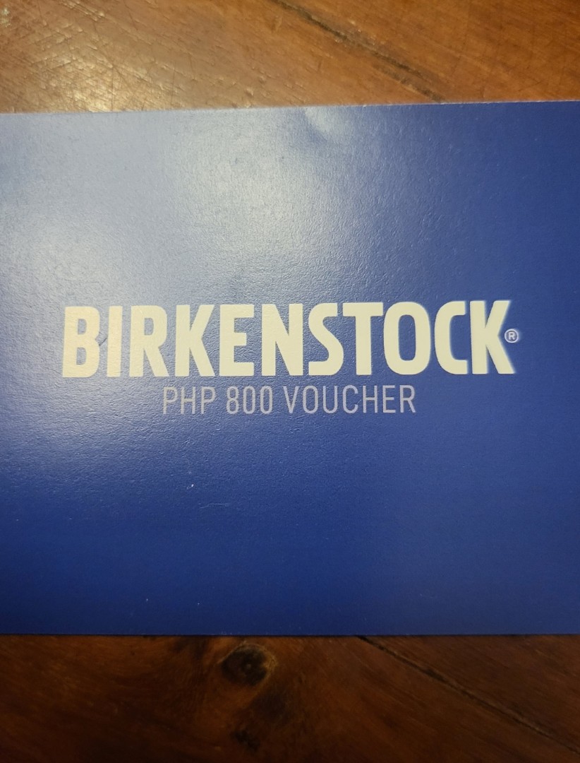 Birkenstock Voucher P800 on Carousell