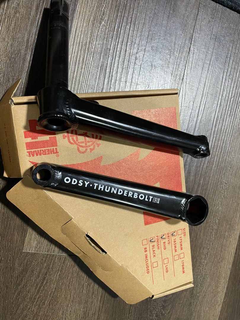 Odyssey thunderbolt cranks 165mm clearance