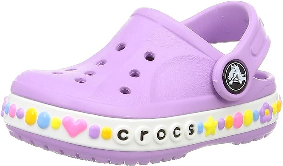 Purple crocs kids store