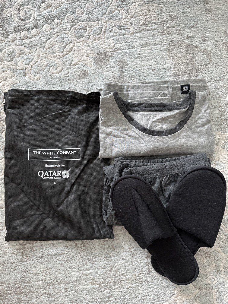 BN Qatar Business Class Pajamas, Men's Fashion, Tops & Sets, Sleep and