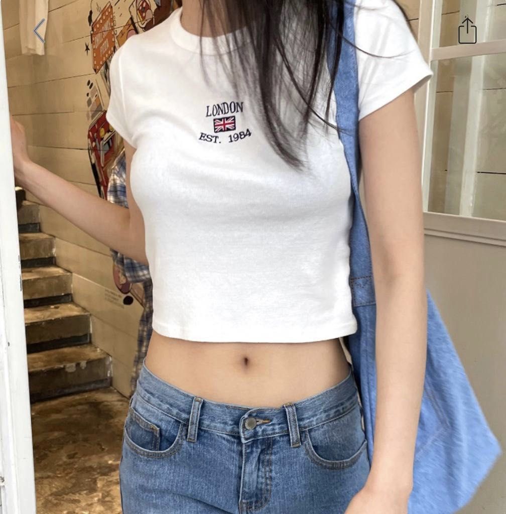 brandy melville white ashlyn top, Women's Fashion, Tops, Other Tops on  Carousell