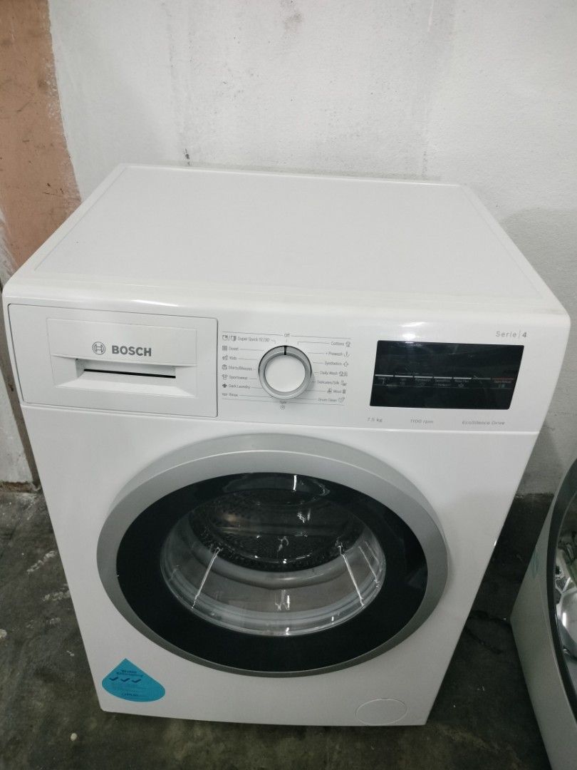 Bosch 7.5kg front loading washing machine, TV & Home Appliances