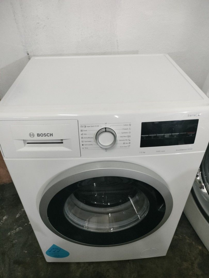 Bosch 7.5kg front loading washing machine, TV & Home Appliances