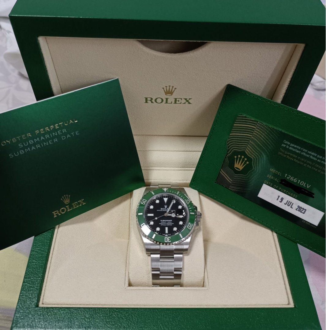 Rolex Submariner Date Starbucks 126610LV, Luxury, Watches on Carousell