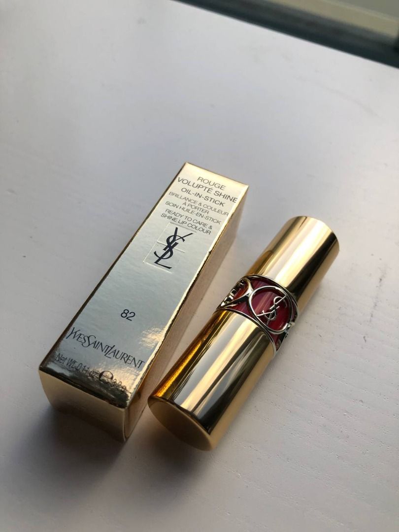 Brand New Yves Saint Laurent YSL Rouge Volupte Shine Oil-In-Stick 82 3.2g (Category: Makeup) located in Melbourne. Submitted by naughtypandaz (Listing ID 1244089710, Image 1). Description: Brand New Yves Saint Laurent YSL Rouge Volupte Shine Oil-In-Stick 82 3.2g RRP $65 Pickup @ Jeffcott Street, West Melbourne, VIC 3003 Postage on buyer.