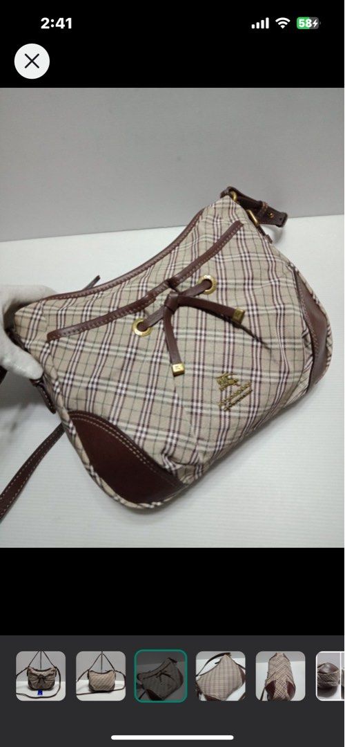 BURBERRY 2-way bag, Luxury, Bags & Wallets on Carousell