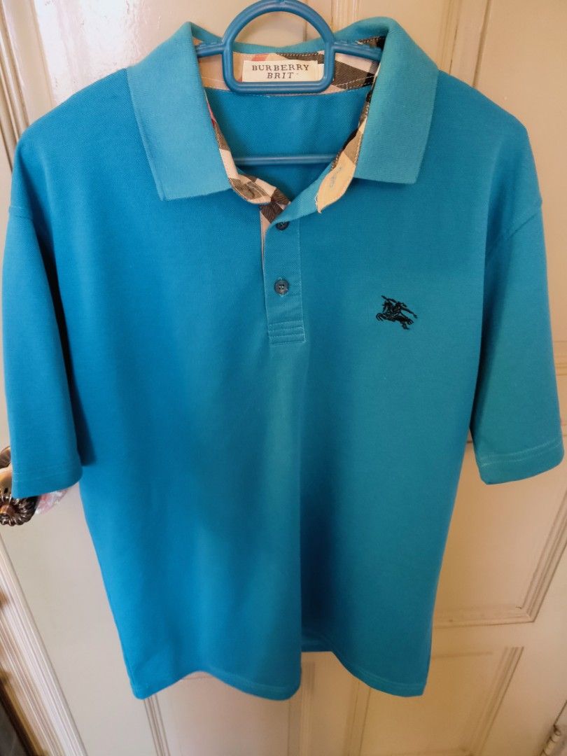 Burberry brit shirt blue 2025