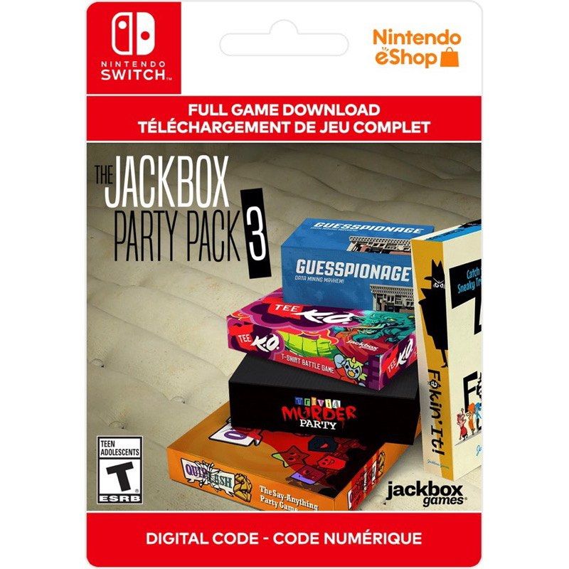 Buy 2 Free 1 Nintendo Switch The Jackbox Party Pack 3