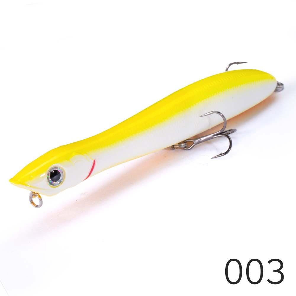 D1 Popper Pencil Fishing Lures Snake Head Floating Wobblers 100mm
