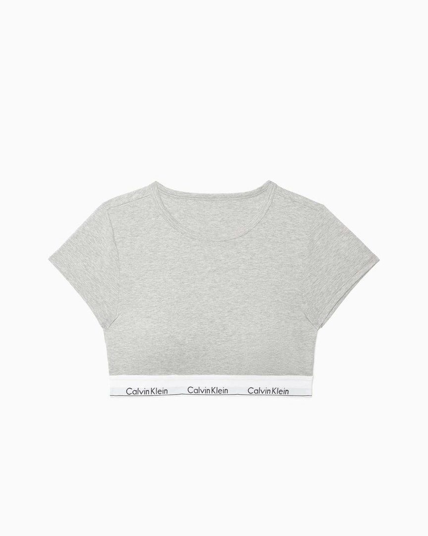 Calvin Klein Modern Cotton T-Shirt Bralette, Women's Fashion, Tops