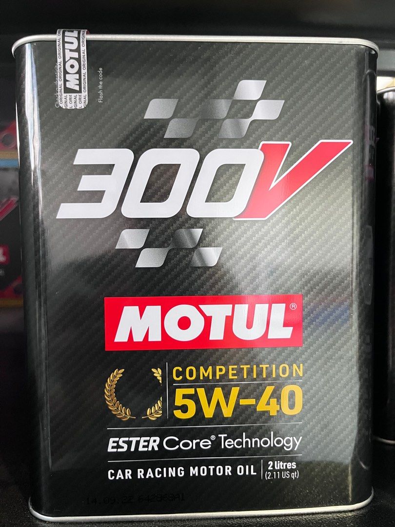 Competition Engine Oil Car Servicing, Engine Oil Motul 300V Competition 5W-40 (4L), Car ...