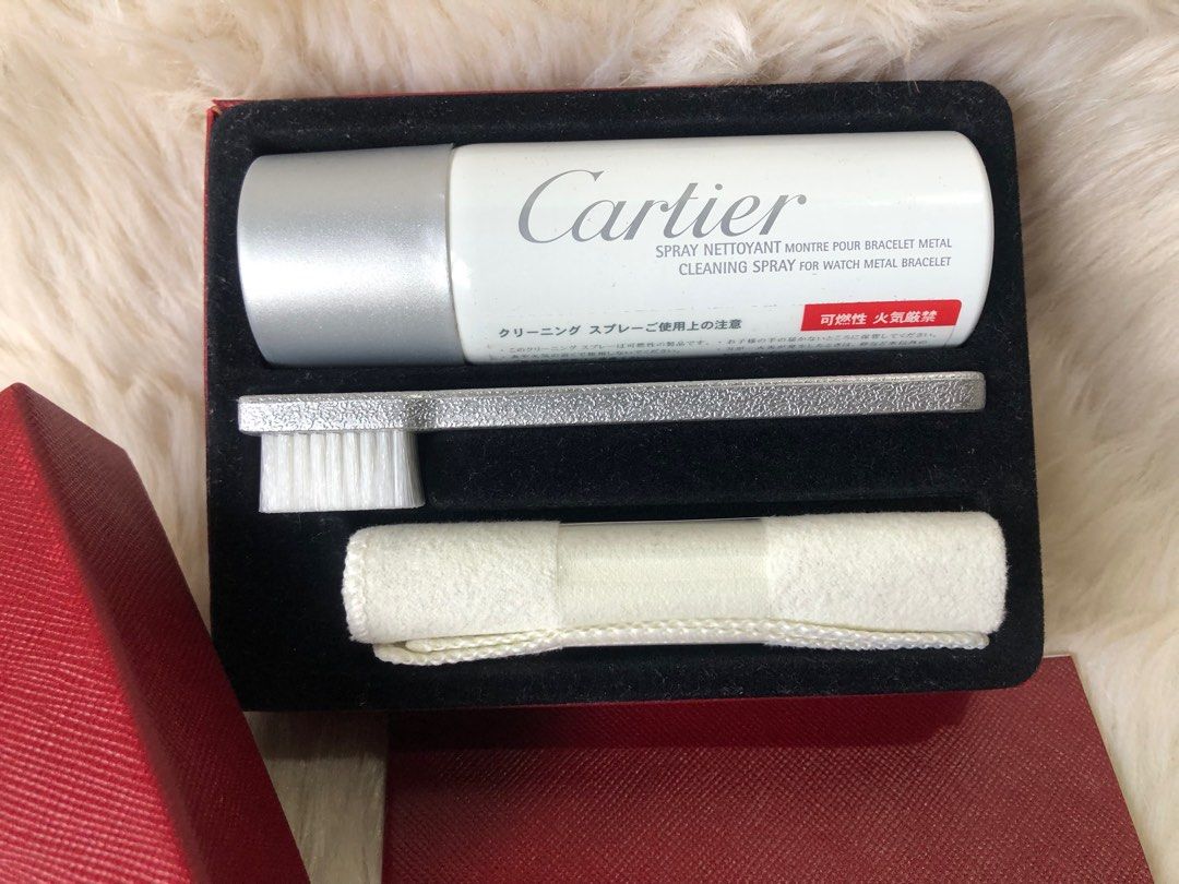 CARTIER CLEANING SPRAY FOR WATCH Men s Fashion Watches Accessories Accessory Holder Box Organizers on Carousell