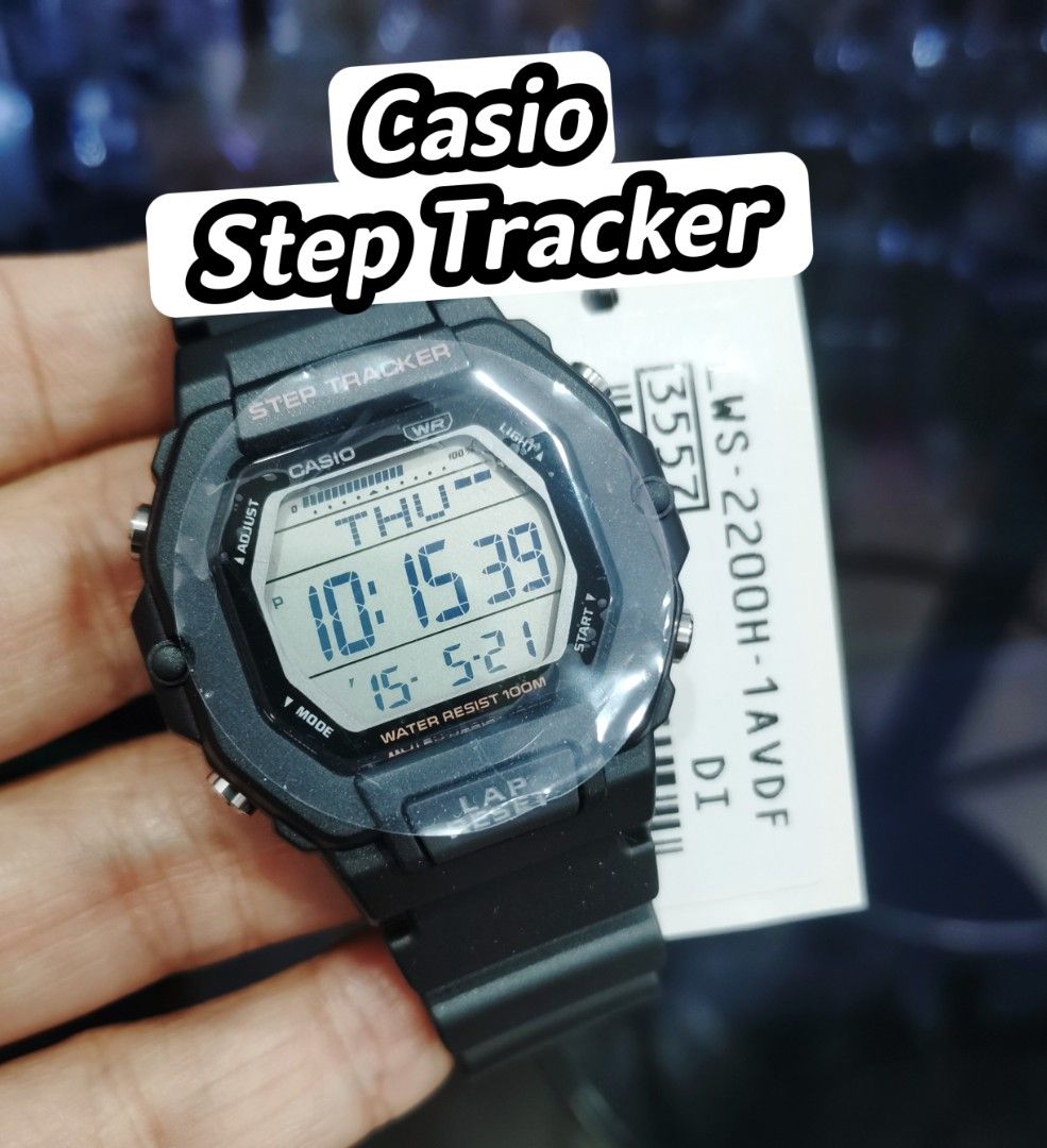 Casio Step Tracker Women Kid LWS 2200H 1A Women s Fashion