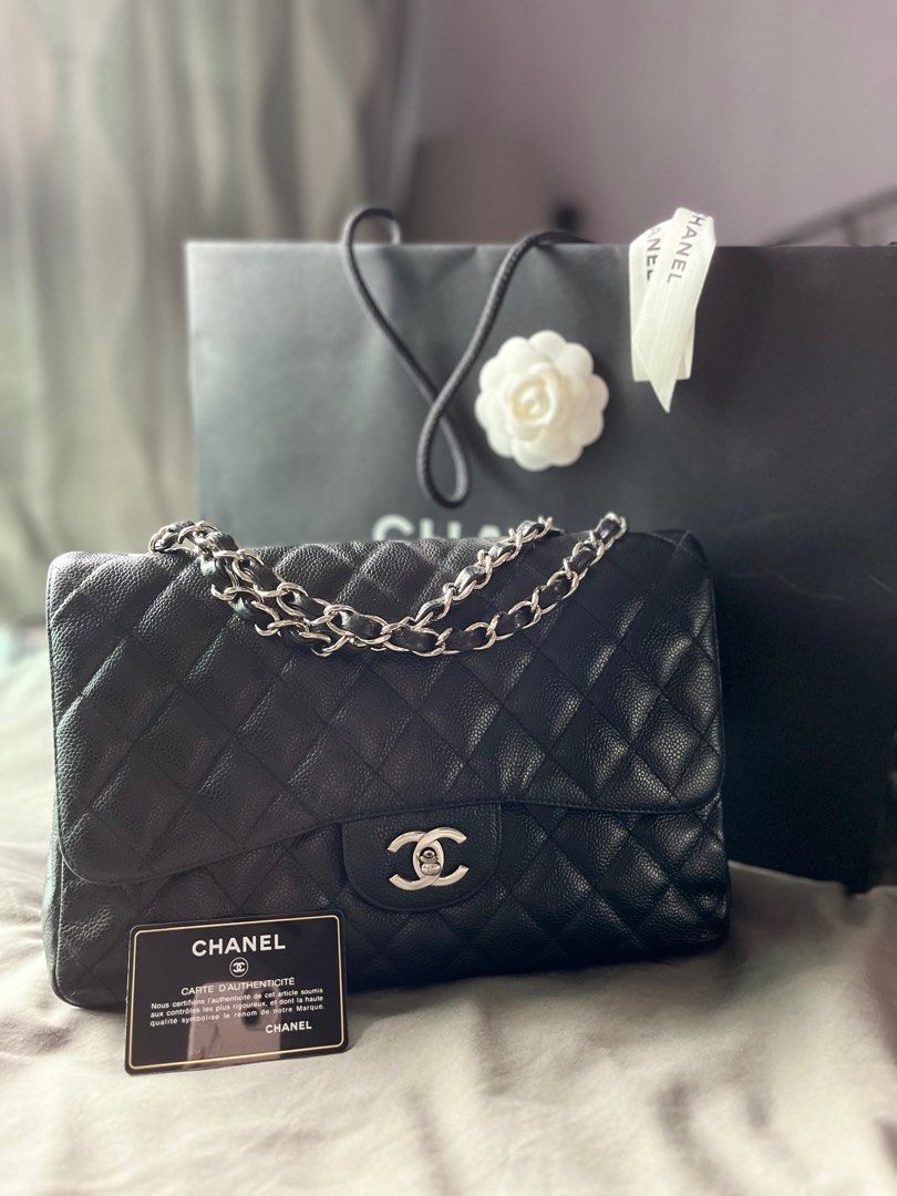 Chanel Classic Jumbo Single Flap, Luxury, Bags & Wallets on Carousell