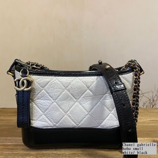 CHANEL Gabrielle Hobo Bag Crocodile Embossed Calfskin Gold/Silver-Tone  Small Black for Sale in Arlington, TX - OfferUp