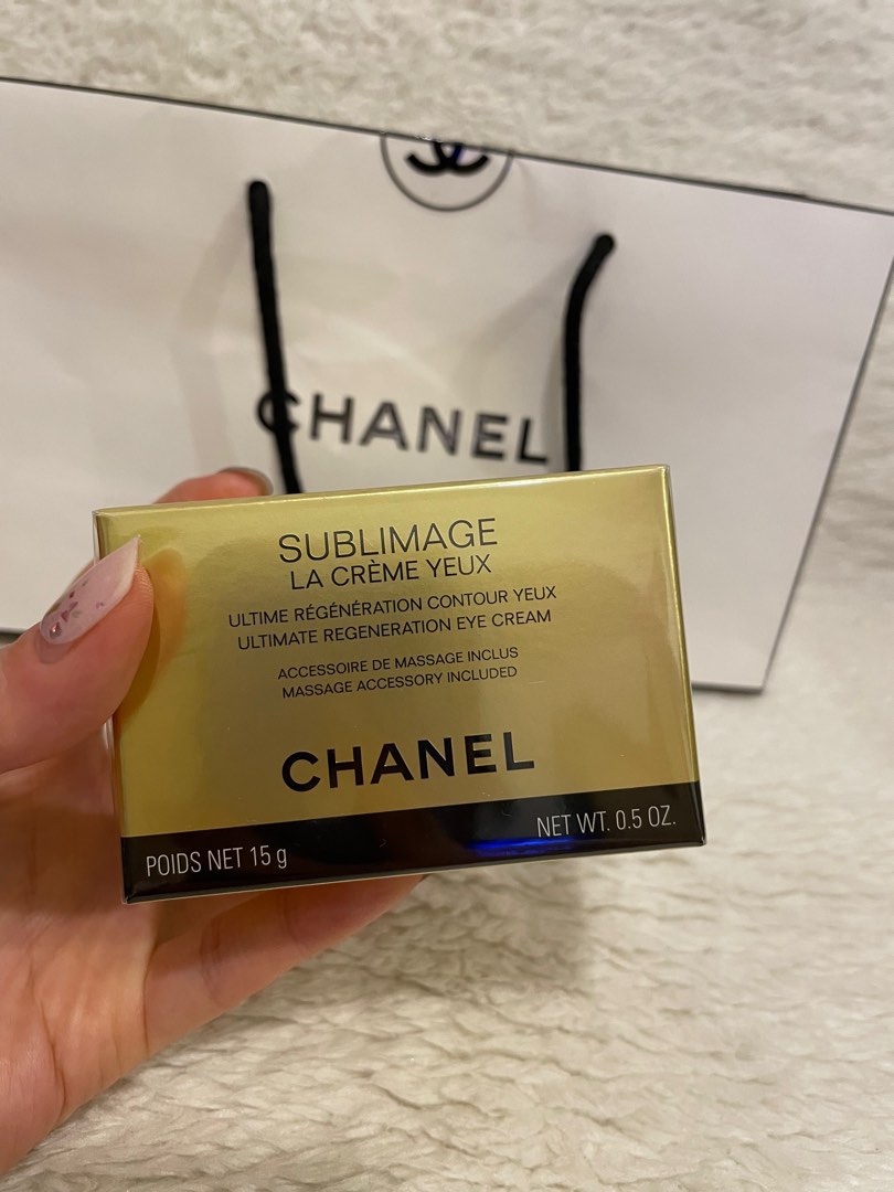 CHANEL Sublimage La Crème Yeux Eye Cream/ Accessory Included 0.5 oz SEALED  BOX