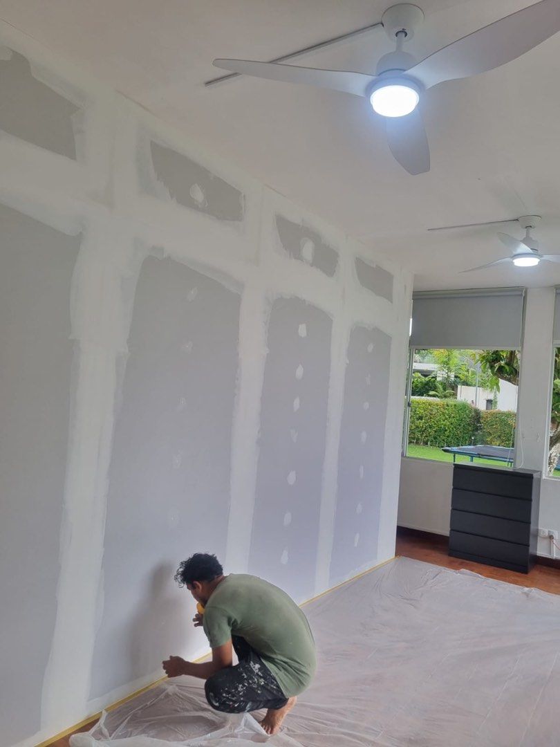Cheap false ceiling,partition wall,cove light‘Lvov installation62863075676675114