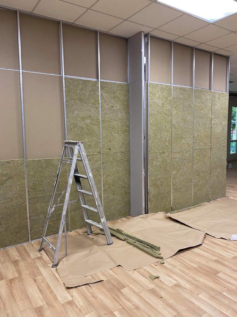 Cheap false ceiling,partition wall,cove light‘Lvov installation62863075676675112