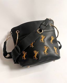 Chloe Leather Mini Roy Bucket Sling Bag