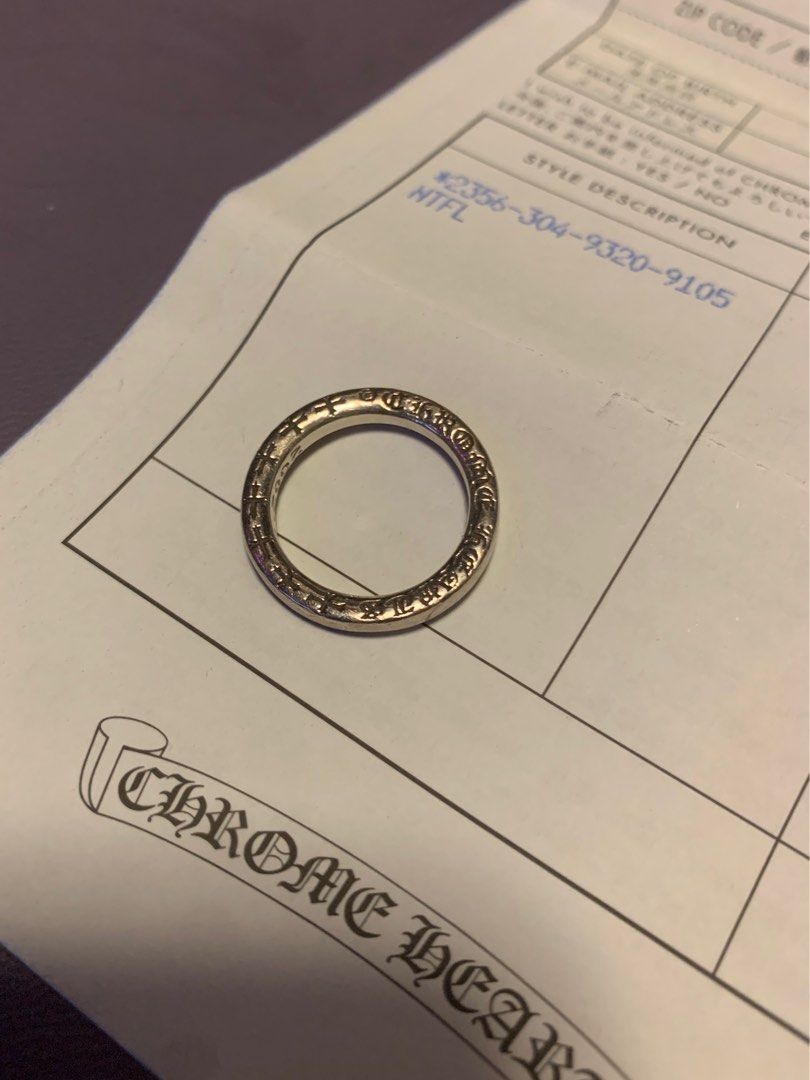 Chrome Hearts NTFL ring Carousell