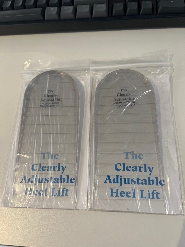 The clearly new arrivals adjustable heel lift