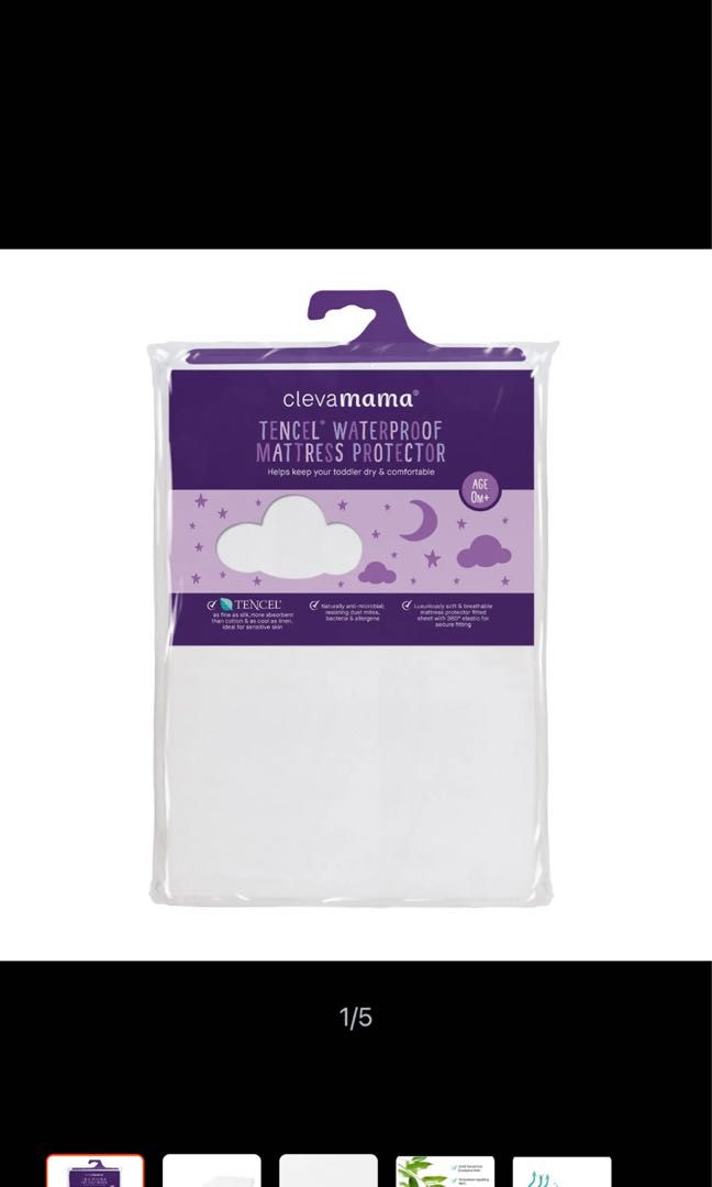 Clevamama waterproof store mattress protector