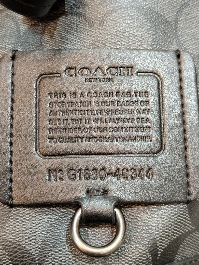 Coach storypatch discount