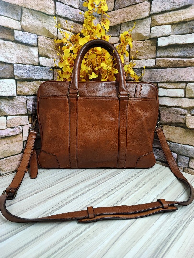 Coach bleecker mesengger document laptop briefcase office bag