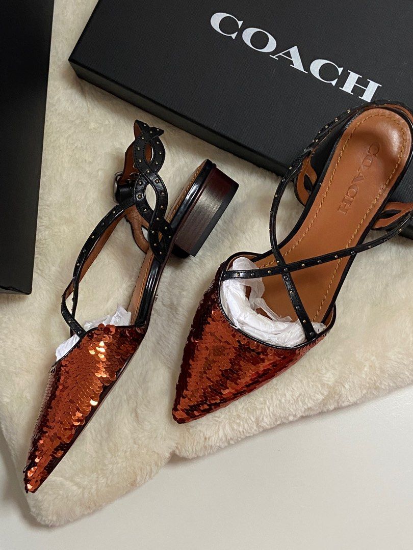 Coach 2025 flat sandals