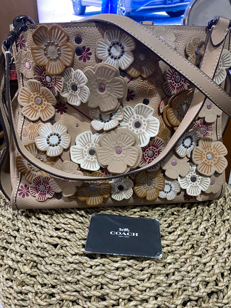 Coach Rogue Tea Rose Large, Women'S Fashion, Bags & Wallets, Shoulder Bags  On Carousell