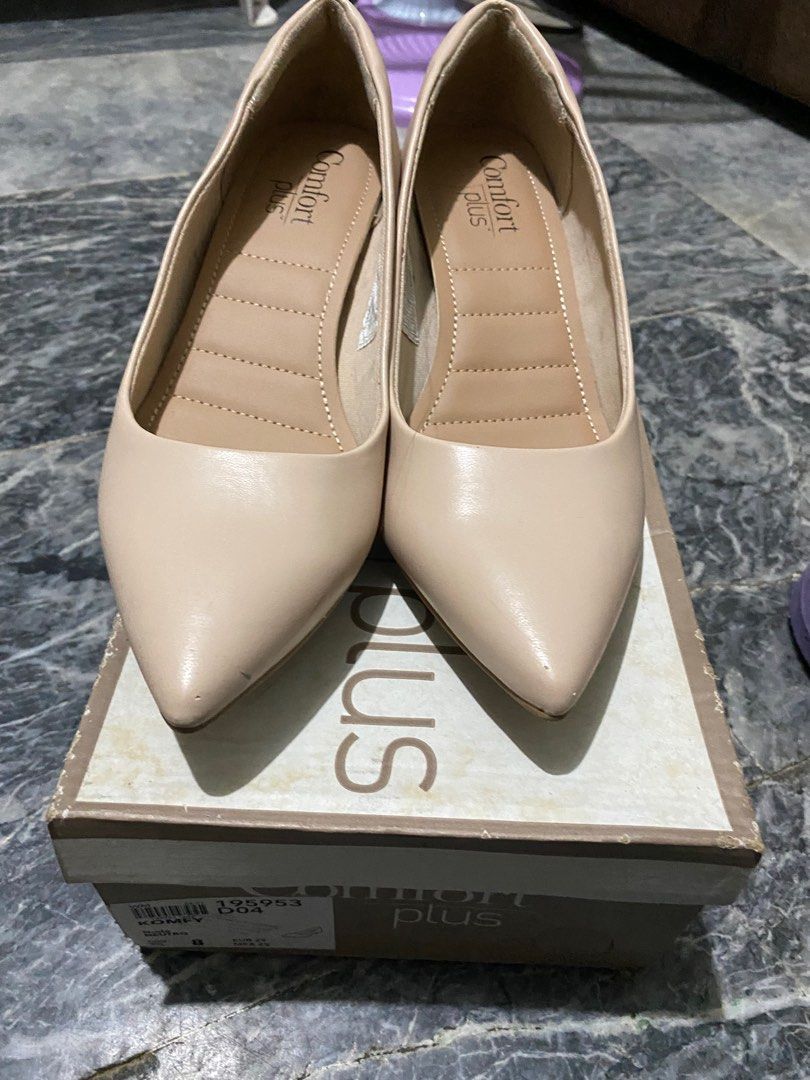 ComfortPlus Nude High Heels Women s Fashion Footwear Heels on