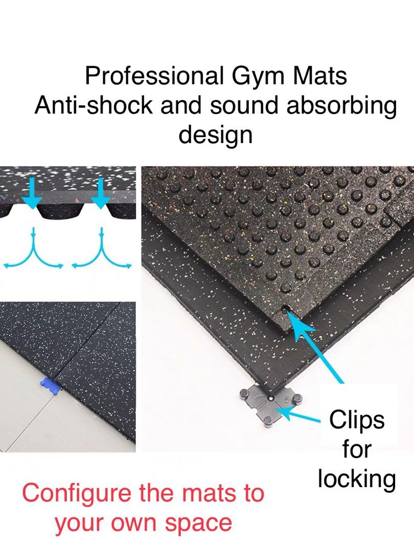 Gym mat sound best sale absorbing