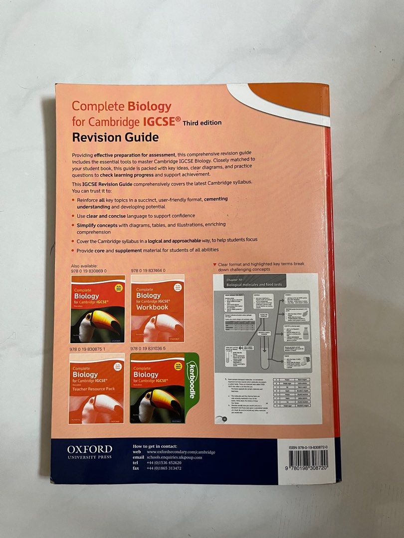 Complete biology for cambridge igcse third edition revision guide