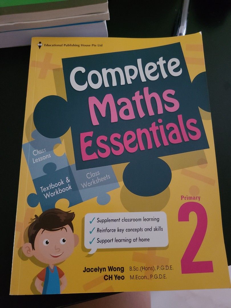Complete Math essentials (Category: Assessment Books) located in Singapore. Submitted by jessieshookedonhappiness. (Listing ID 1243956242, Image 1). Description: .