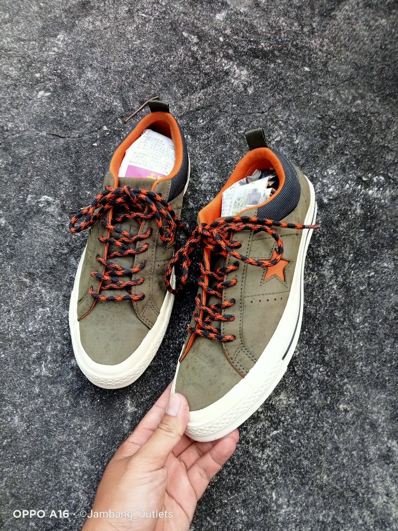 Converse one star ox utility green outlet