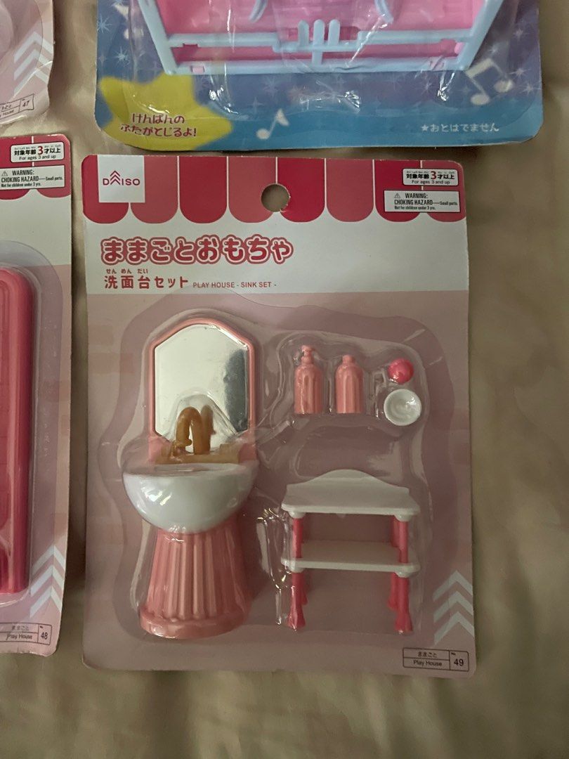 Daiso doll house toys set, Hobbies & Toys, Toys & Games on Carousell