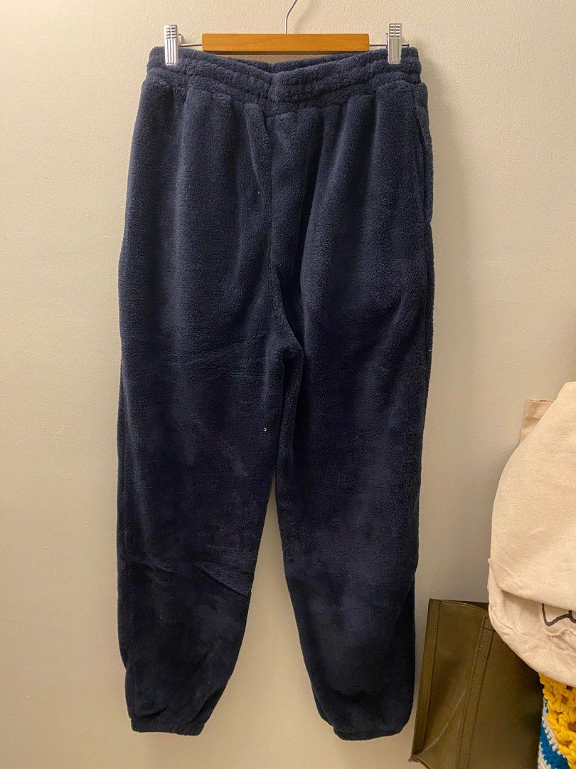 Fuzzy fleece sweatpants outlet