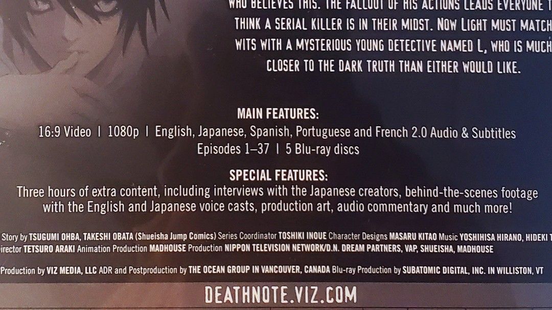 Death Note: Complete Series (Blu-ray), 興趣及遊戲, 音樂、樂器